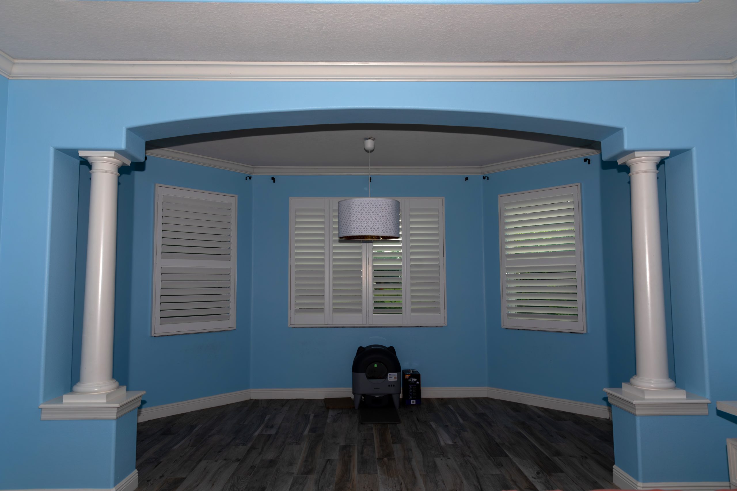 Interior plantation shutters installed in a Tampa home