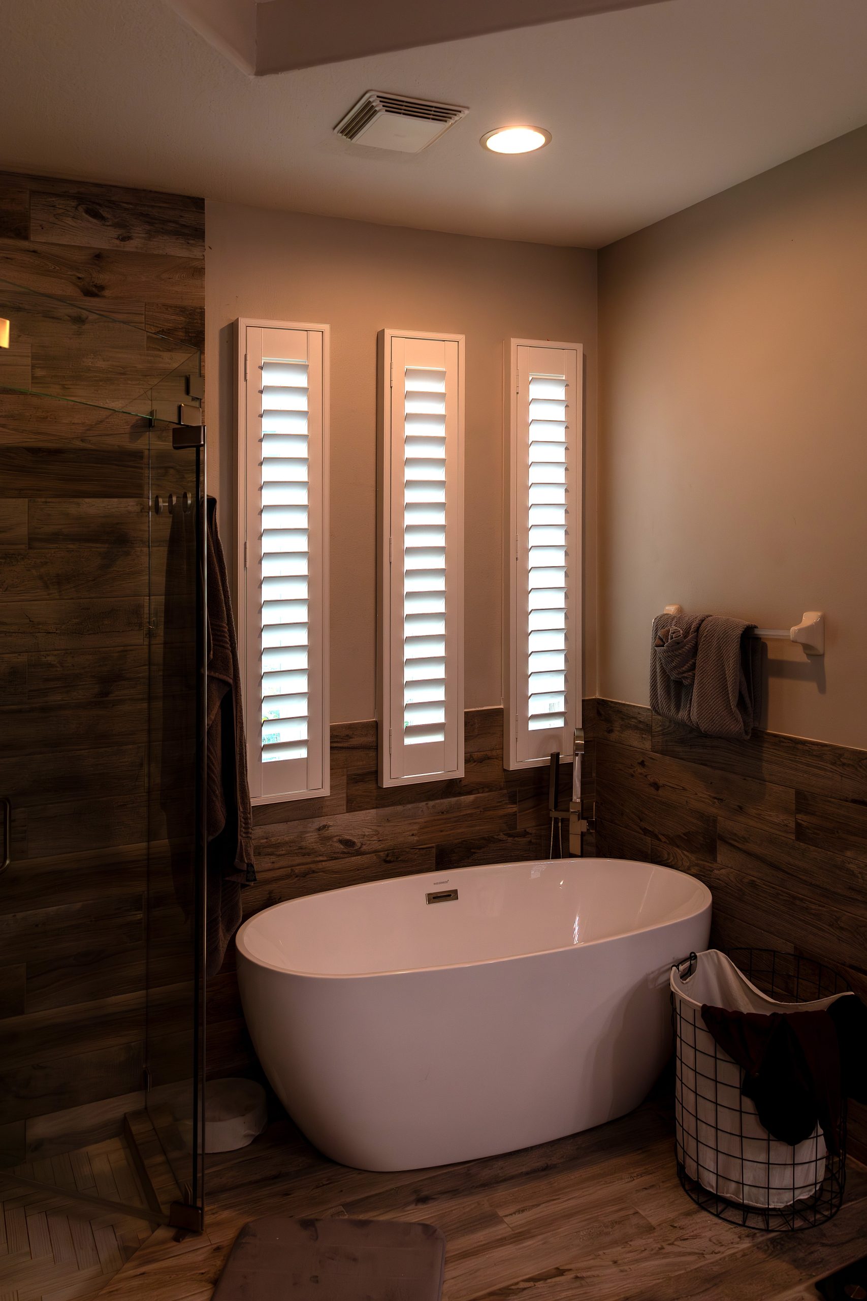 Interior plantation shutters installed in a Tampa home