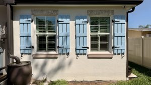 Shutter hardware installation in Tampa