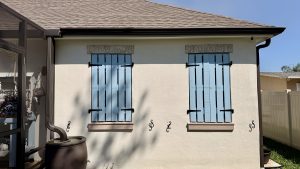 Shutter hardware installation in Tampa