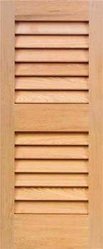 Cypress Shutters - Even Louver