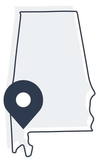 South AL Map